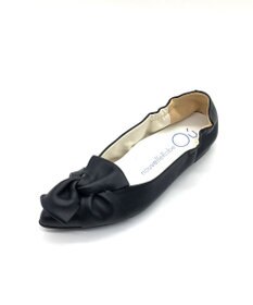 nouvelleRobe Oū 新色追加【本革・高反発】Butterfly knot ポインテッドトゥ パンプス