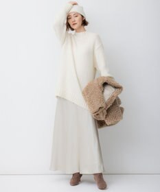 23区 ベビーアルパカ ビッグシルエット ニット