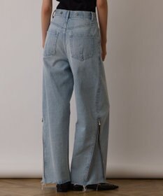 GRACE CONTINENTAL サス付zipデニムパンツ