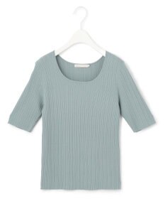 ICB L 【新色追加・洗える】シンセティックハイゲージ 5分袖リブニット