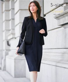 BEIGE， 【S-size】CINDY / Vネックワンピース