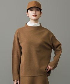 自由区 【セットアップ対応】ウールミラノボトルネック ニット