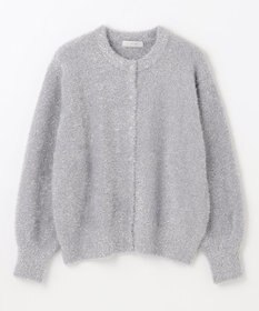 ANY シャイニーニットカーディガン