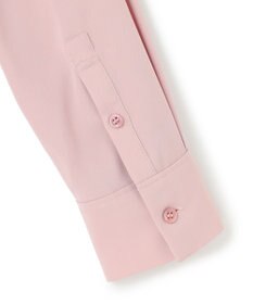 ICB L 【WEB限定・UVケア・速乾・洗える】BackSatinAmunzen キーネックブラウス