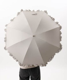 AURORA 【WEB限定】フリル晴雨兼用傘（1段スライドショート）