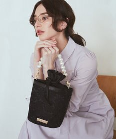 Maison de FLEUR EC限定フラワーレース2Wayバケツ型バッグ