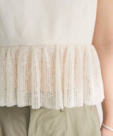 Green Parks ・ＥＬＥＮＣＡＲＥ　ＤＵＥ　ドッキングレースブラウス