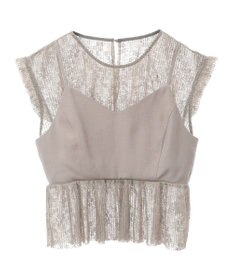 Green Parks ・ＥＬＥＮＣＡＲＥ　ＤＵＥ　ドッキングレースブラウス