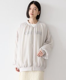 AMERICAN HOLIC リバーシブルシフォン×チュールブルゾン