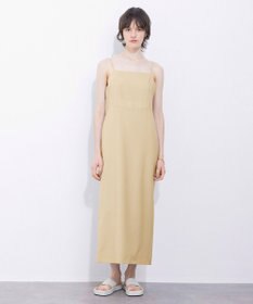 NAVE 【Nave・セットアップ可】ウールポリエステルツイルキャミドレス