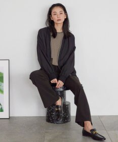 AMERICAN HOLIC リバーシブルシフォン×チュールブルゾン