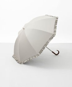 AURORA 【WEB限定】フリル晴雨兼用傘（1段スライドショート）