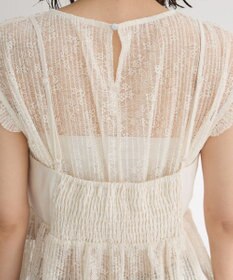 Green Parks ・ＥＬＥＮＣＡＲＥ　ＤＵＥ　ドッキングレースブラウス