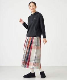 SHARE PARK LADIES メモリーチェックフレアスカート