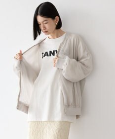 AMERICAN HOLIC リバーシブルシフォン×チュールブルゾン