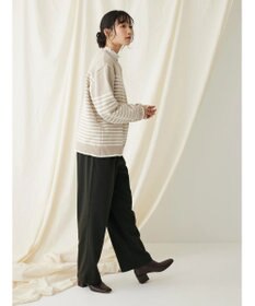 CRAFT STANDARD BOUTIQUE 洗えるモールニットボーダープルオーバー