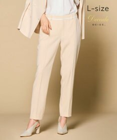 BEIGE， 【洗える・L-size】CINDY / クロップドパンツ