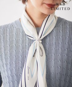 J.PRESS LADIES 【WEB限定】 2WAY パール スカーフ リング