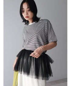 Green Parks マルチｗａｙチュールプリーツベルト