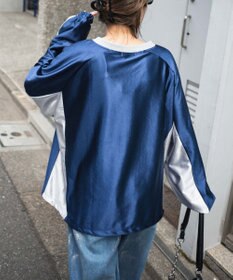 WEGO サテンゲームグラフィックプルオーバー