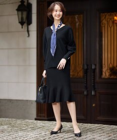 自由区 【洗える/セット着用可】レーヨンポリエステルスムース スカート