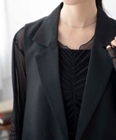 WEGO サイドリボンテーラードベスト