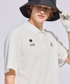 PW CIRCULUS 【MEN】ミニワッフル鹿の子ポロ ゴルフ