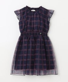 組曲 KIDS 【110-140cm】ノエルチェックチュール ワンピース