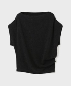 GRACE CONTINENTAL ラメドレープカットトップ