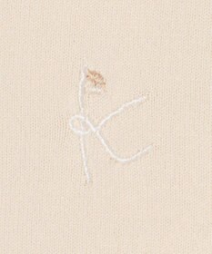 組曲 KIDS 【150-160cm】リボンインターシャニット カーディガン