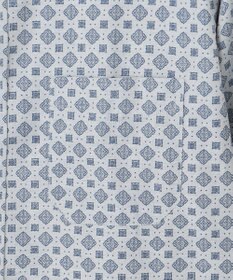 JOSEPH ABBOUD 【キングサイズ・柔らか】ファインパターンプリント シャツ