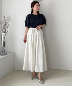 UNFILO L FINE MOVE タックフレアスカート