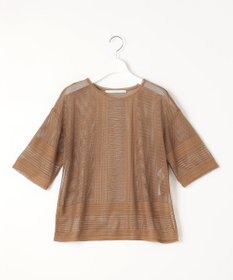 自由区 【洗える・XSサイズあり】レースEDGE Tシャツ＆インナータンクトップセット トップス