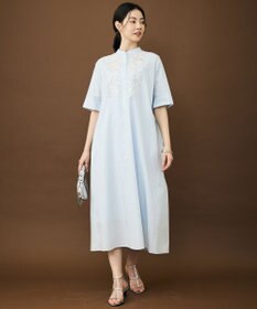 自由区 L エンブロイダリーブロード ワンピース