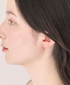Phoebe 〈痛くないシリーズ/金属アレルギー対応〉タイニーレクタングルビジューライトフィットイヤリング　小粒/小さい/小さめ