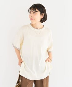 Green Parks 冷やっとすずやかレイヤーニットプルオーバ