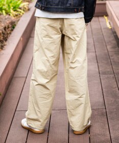 WHITE MAILS 【ユニセックス/軽量】COTTON PAPER  POPLIN DRAWSTRING ミリタリーパンツ