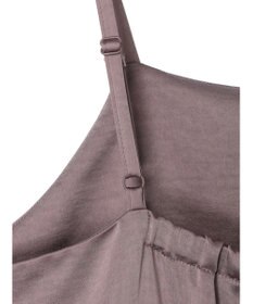 earth music&ecology サテンキャミワンピース