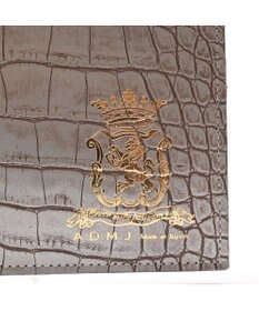 A.D.M.J. 【牛革】クロコ型押し/ロングウォレット