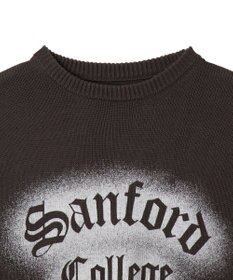 WEGO グラフィックニットBIGプルオーバー