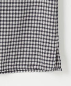 J.PRESS LADIES S 【洗える】ポリエステルヴィスコースブロックチェック フリルネック ブラウス