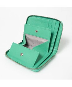 UNBILLION ペルケ perche / ドット型押しラウンドパームフィット財布