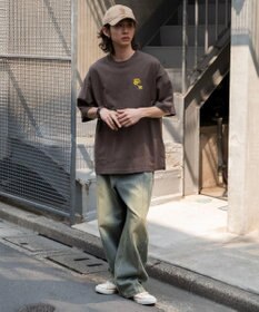 WEGO 【ユニセックス着用ITEM/SMLサイズ展開】別注BENDAVISワンポイントT（SS）
