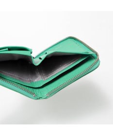 UNBILLION ペルケ perche / ドット型押しラウンドパームフィット財布