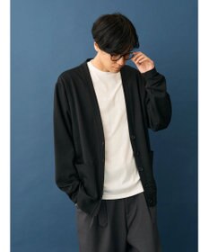CRAFT STANDARD BOUTIQUE 強撚ポンチカーディガン＋Ｌ／Ｓ　ＴＥＥーＳＥＴ