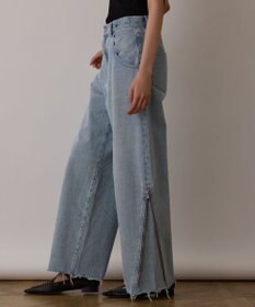 GRACE CONTINENTAL サス付zipデニムパンツ