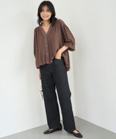 UNFILO シアーシャツ カーディガン