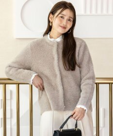 ANY SIS フェザーニット ジャケット