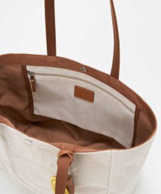 TOPKAPI 【Breath TOPKAPI】SMILE COLLECTION エンボス スマイル ビッグ トートバッグ /スマイルチャーム付き