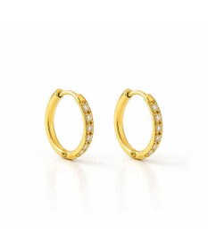 blancotokyo 【金属アレルギー対応】ジルコニアフープピアス CLARA